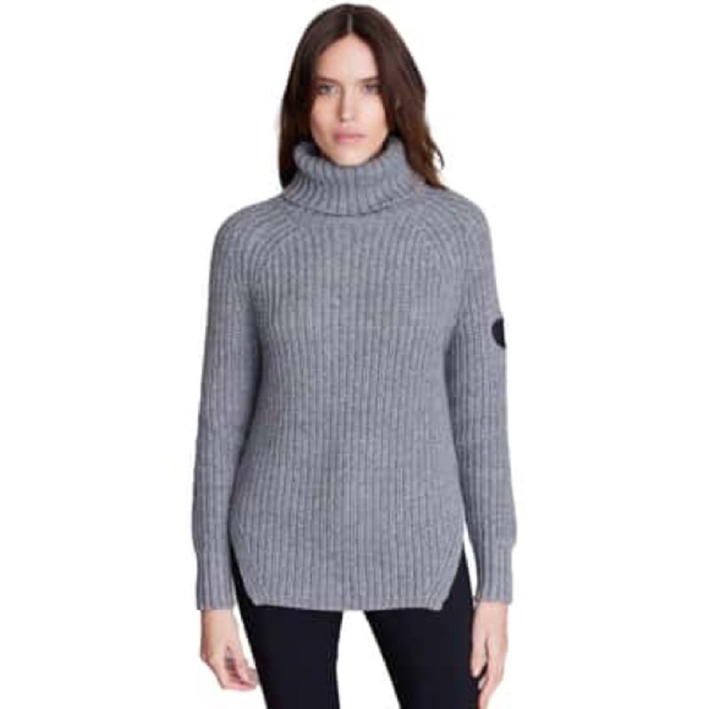 Alp N Rock new never worn Simone Turtleneck Apres ski sweater in grey. Warm.